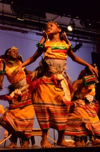  Children of Uganda’s Tour of Light Dance Troupe perform on the Mercer Hall stage at PaliHi. Photo: Kiera Needham