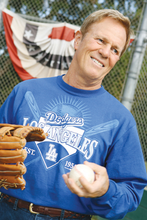 Wes Parker's trusty mitt fits him as well today as it did 35 years ago when he earned his sixth Gold Glove at first base for the Los Angeles Dodgers.