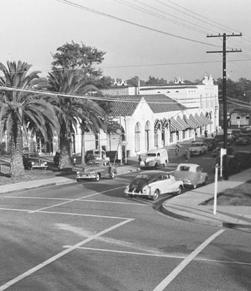 The corner of Antioch and Via de la Paz, circa 1949