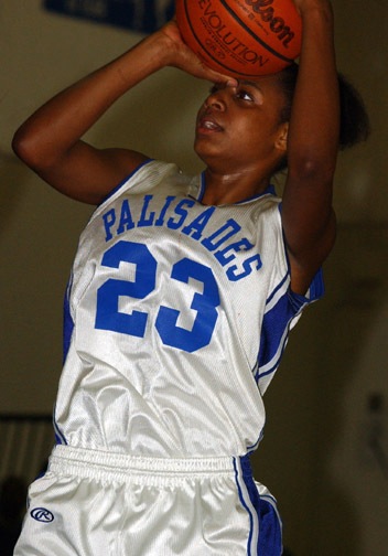 Senior forward Tuekeha Huntley will hoist up plenty of jump shots for the Palisades High girls basektball team this season.