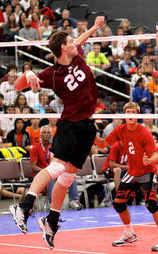 Loyola High senior volleyball player Robert Feathers signed a national letter of intent with USC last week.