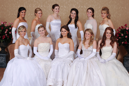 Palisadians include, back row, from left: Sarah Rose McMahon, Molly Marilyn Peterson, Bridget Florence Hearst, Katherine Claire Kanoff, Marin Margaret Dennis, Stephanie Anne Hinds Front row, from left: Lindsay Louise Simon, Eleanor Galt Crowell, Christina Morgan Irvin, Alexis Bailly Dunne, Erin Moore Hookstratten