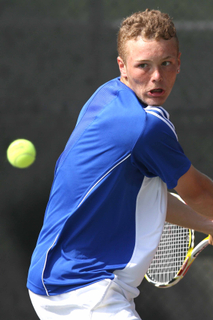 Led by top player Oliver Thornton (above), the Palisades High boys' tennis team is heavily favored to repeat as City Section champion.