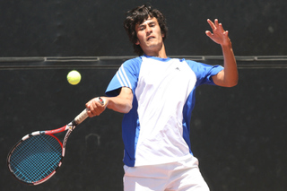 Palisades junior Max Licona lost in the semifinals of the City Individual Singles Tennis Tournament on Tuesday in Encino.