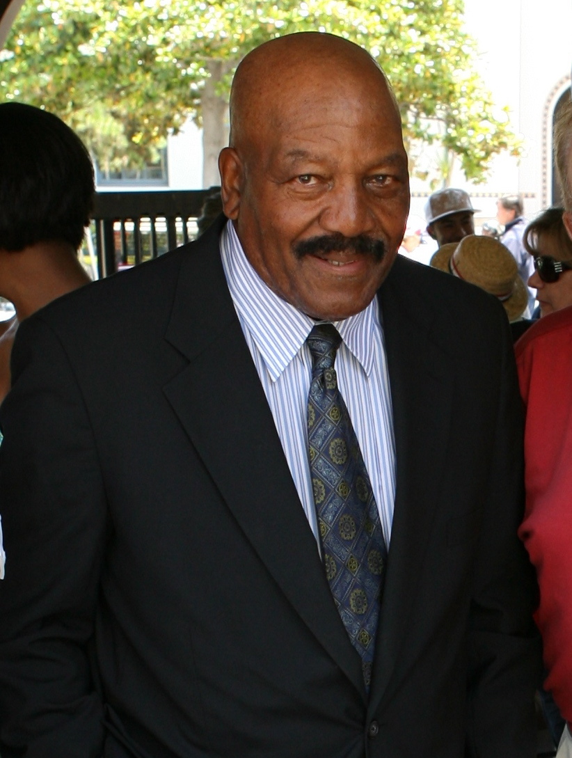 Football great Jim Brown felt honored to ride as the grand marshal in this year's Fourth of July Parade.