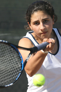 Junior Dalia Shamsian and the PaliHi girls' tennis team will host a quarterfinal playoff match Friday at the Palisades Tennis Center.