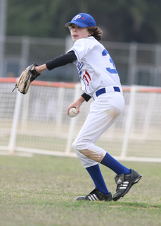 Holden Thomas was a key contributor for Palisades' Mustang Division all-stars throughout the district playoffs last week.