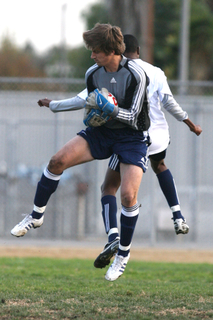 Goalie Casey Jordan and the Palisades High boys' soccer team won two playoff games last week to advance to the quarterfinals of the City Section playoffs.