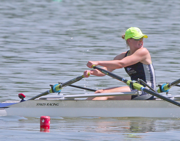 Palisades Highlands teenager Anna Rasmussen won the Women's Junior Double Sculls at the U.S. Rowing Club National Championships on July 20.