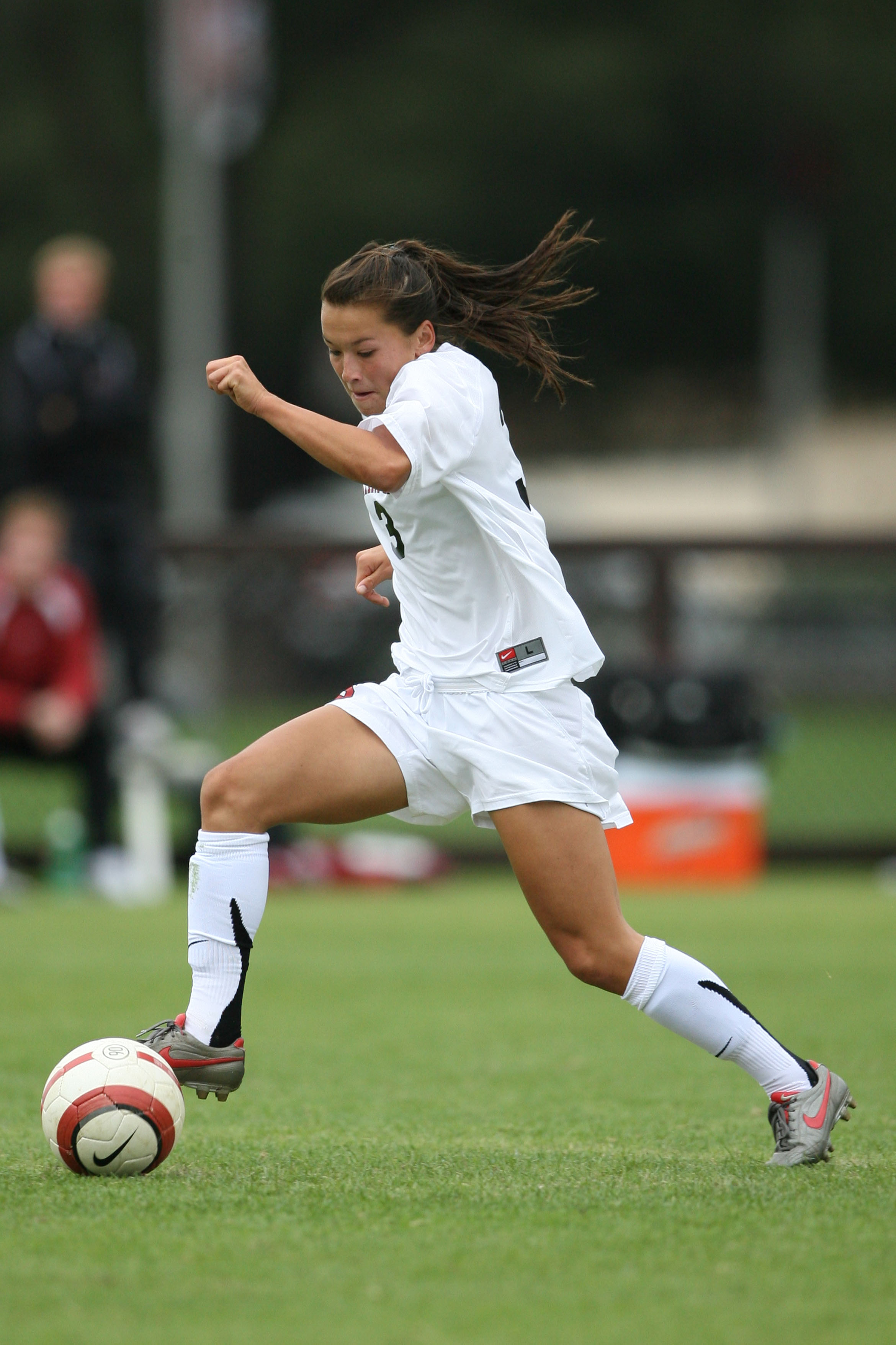 Ali Riley will play for the New Zealand women's soccer team at the Summer Olympics in Beijing in August. Photo: David Gonzales/Stanford Athletics