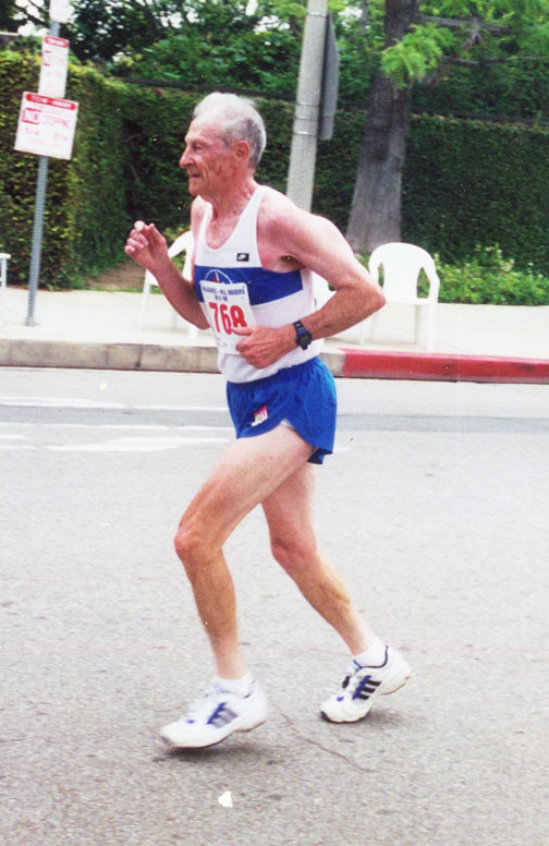 Joe Rossi competed every July 4 int he Palisades-Will Rogers 10K race.