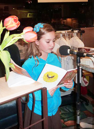 Hulya Sehidoglu, a current fourth-grader at Marquez Charter Elementary.