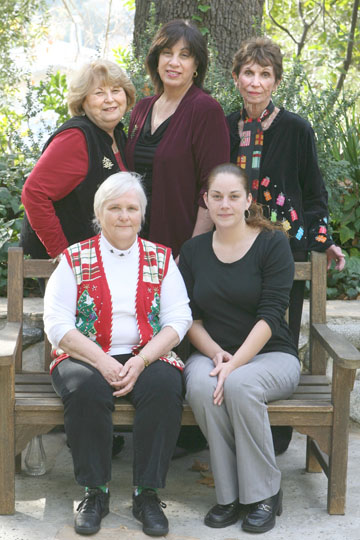 Standing from left: Cheryel Kanan, Roberta Donohue and Jolene Knight. Seated: Sharon Reynolds and Julie Antle.