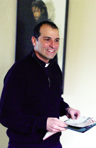 Fr. Eric Andrews, president of Paulist Productions, is pursuing new programs and various media platforms.  Photo: Rich Schmitt/Staff Photographer
