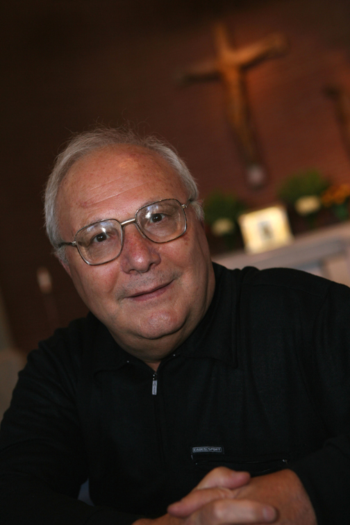Fr. Angelo di Berardino enjoys his summer respite at Corpus Christi.
