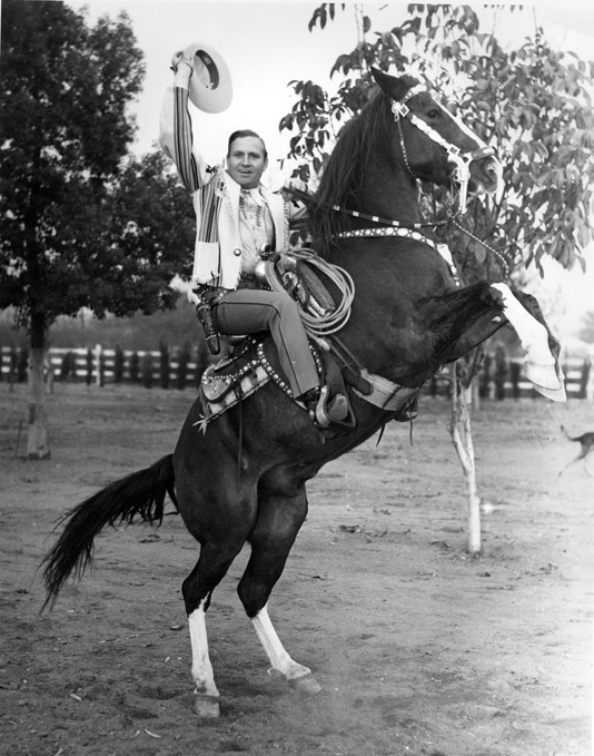 Gene Autry astride his beloved horse Champion. Photo: courtesy Autry National Center