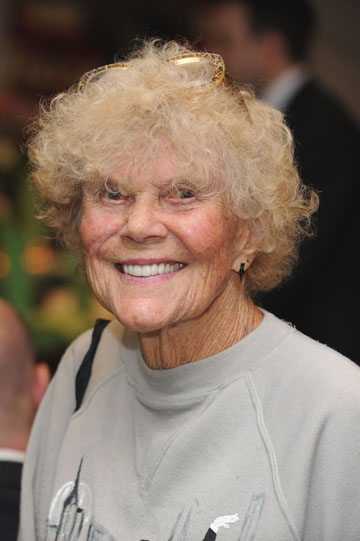 Babs Warden Lebowsky at this year's Citizen of the Year dinner.