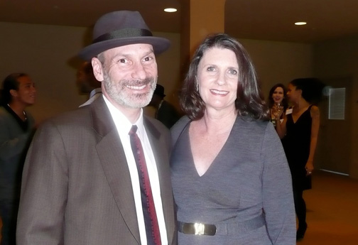 Aaron Paley and Katie Bergin, co-founders of Community Arts Resources, were honored at the Cornerstone Theater Company
