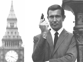 Actor George Lazenby as James Bond, circa 1969.