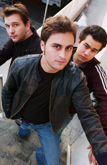 The Porters of Hellsgate include, from left, Jack Leahy, Charles Pasternak (center) and Eddie Castuera.