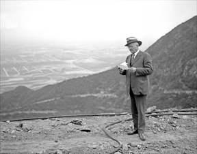 Harry Chandler, second publisher of the Los Angeles Times' Chandler dynasty, was the largest landowner in Los Angeles and an inspiration for the villain of the 1974 film 