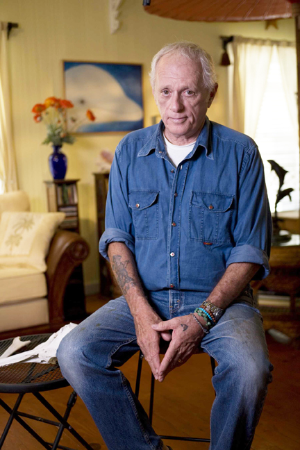 Animal activist Richard O'Barry at home in Florida.