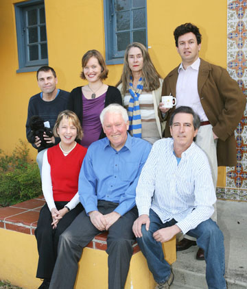 Standing, from left: Steve Galluzzo, Danielle Gillespie, Sue Pascoe and Michael Aushenker. Seated, from left: Libby Motika, Bill Bruns and Rich Schmitt.