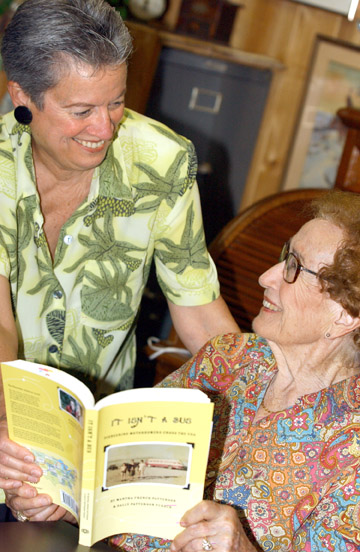 Martha Patterson (right) and her daughter, Sally Patterson Tubach, are the authors of
