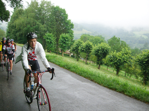 Starr Hathaway of the Palisades Literary Society participates in Discover France