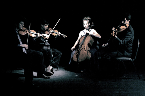 The Formalist Quartet includes, from left, Andrew Tholl, Mark Menzies, Ashley Walters and  Andrew McIntosh.