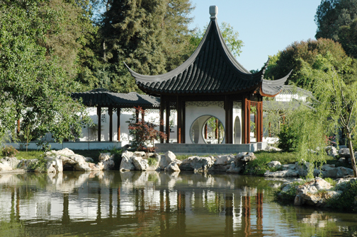 A view of the Terrace of the Jade Mirror in Liu Fang Yuan, the Garden of Flowing Fragrance at The Huntington. Photo: Courtesy of The Huntington Library, Art Collections, and Botanical Gardens.