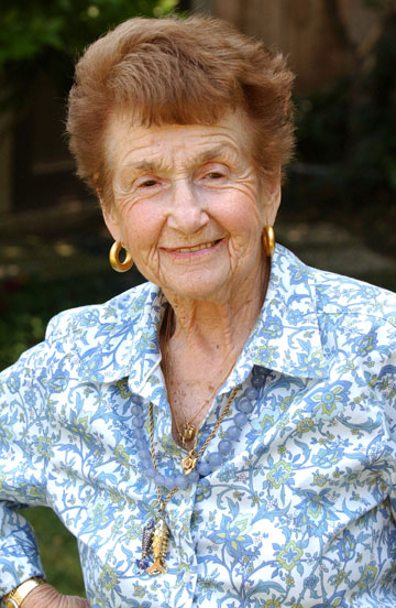 The Fourth of July Parade's 2008 Grand Marshal Rose Gilbert.