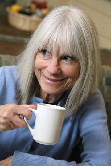 Palisadian author Elizabeth Gill Brauer has set her new audio book in a 24-hour coffee shop. Rich Schmitt/Staff Photographer