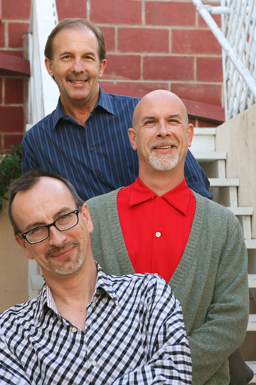 From top: Ed Lowe, Tom Hofer and Manfred Hofer.