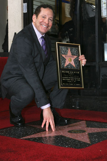 Former Pacific Palisades honorary mayor Steve Guttenberg was honored Monday with a star on the Hollywood Walk of Fame. Rich Schmitt/Staff Photographer