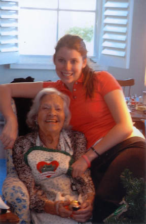 Helen Hart with granddaughter Lisa Steckmest