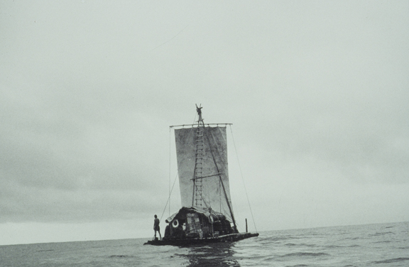 Palisadian John Haslett led two expeditions on his self-built balsa raft. His adventures are detailed in his new book, 