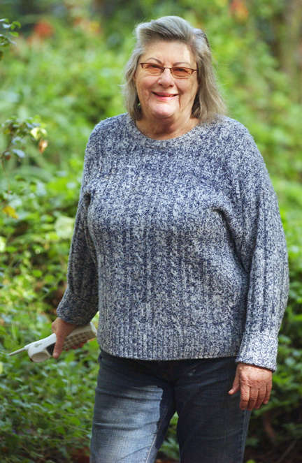 Ethel Haydon would rather spend all her time outside in her Rustic Canyon hideaway.