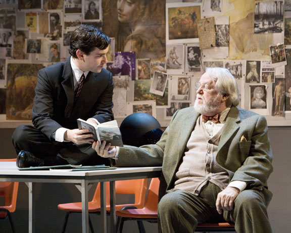 From left, Alex Brightman and Dakin Matthews in