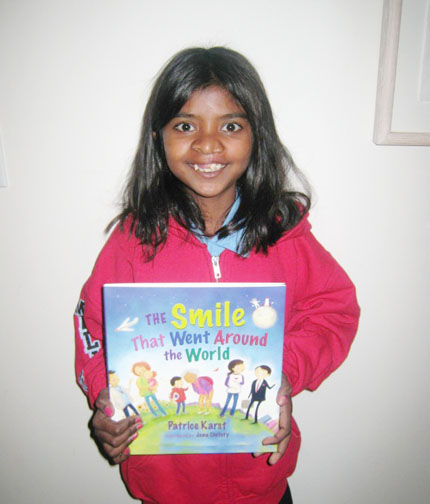 Patrice Karst's Just Love Project foundation and DeVorss Publications are partnering with Operation Smile, a worldwide children's medical charity that provides free medical treatment to children who are born with cleft lips and cleft palates. Meena Maliwad (above) from Gujarat, India, benefited from the support of Operation Smile in correcting her cleft lip.