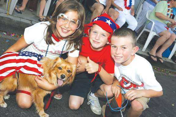Kids and dogs alike, dressed in patriotic garb, had a great time at last year's Fourth of July Parade in Pacific Palisades.