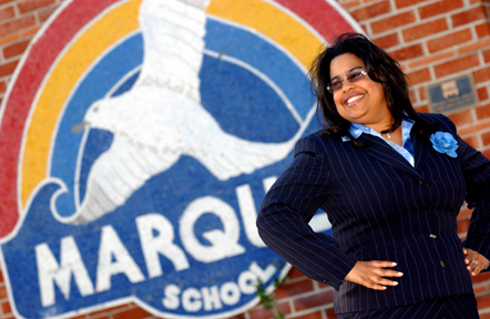 Elizabeth Pratt, the new principal at Marquez Charter Elementary School.