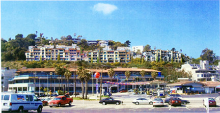 Inspired by hillside homes found in Italy, the Palisades Landmark project will include 82 residences off Tramonto Drive overlooking Santa Monica Bay. This is a rendering of the project as seen from GladstoneÃÂ½s parking lot.            Photo Enhancement:  JBZ Architecture + Planning