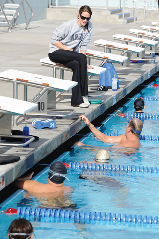 In October, Palisades Charter High School opened the Maggie Gilbert Aquatic Center, which features a 12-lane competition pool and two-lane teaching pool. Rich Schmitt/Staff Photographer