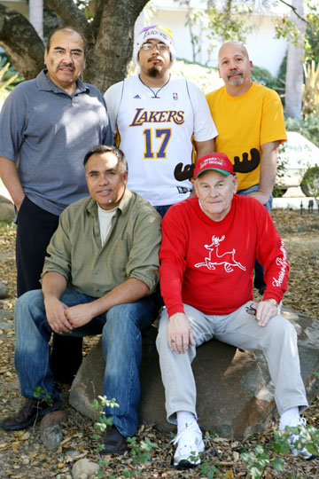 Clockwise from left: Angel Rosas, Greg Morataya, Keith McDaniel, Jim Reynolds and Manuel Tavarez.