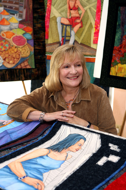 Palisadian Sherry Kleinman will be the featured quiltmaker at the Santa Monica Quilt Guild show this weekend at Loyola Marymount University.