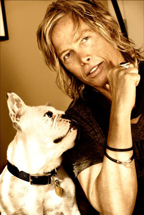 Former Palisadian Brian Ray, with his dog Charlie, has been a guitarist with Paul McCartney