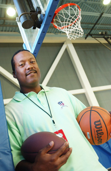 Recreation Center Director David Johnson was a multi-sport athlete at Westcheter High and now brings his love of sports to the Palisades.
