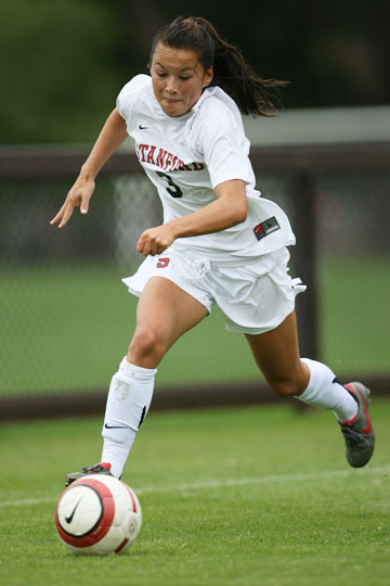 Palisadian Ali Riley was a leader on the New Zealand soccer team that competed in the 2011 Women's World Cup. David Gonzales/Stanford Athletics
