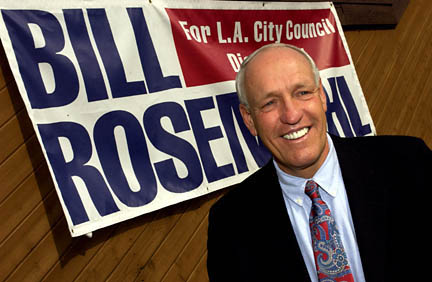 Councilman Bill Rosendahl ordered matzoball soup at Mort's Deli, where he lunched last week.